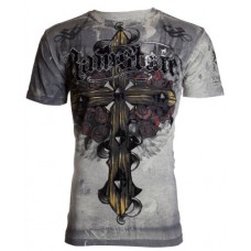 Raw State AFFLICTION Mens T-Shirt MEA CULPA